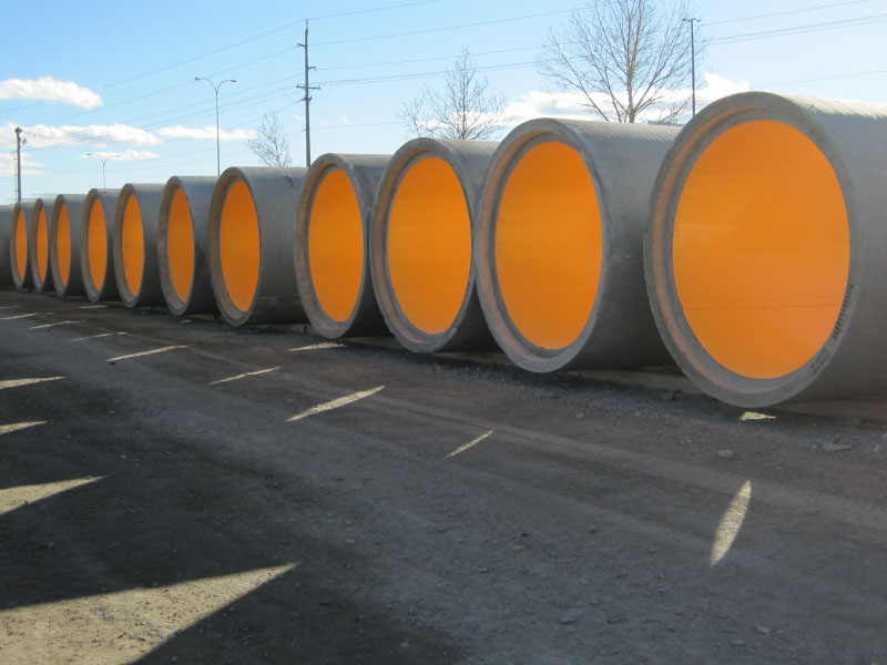 Mesin penyemperitan lembaran Geomembran HDPE V Lock Warna Kuning-